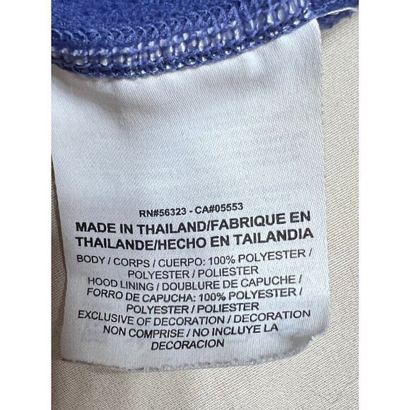 Nike Women's Medium Pullover Hoodie Hooded Sweatshirt Purple Black Green Swoosh - Picture 10 of 10